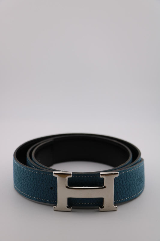 Hermes Reversible Belt with Signature Buckle (85)