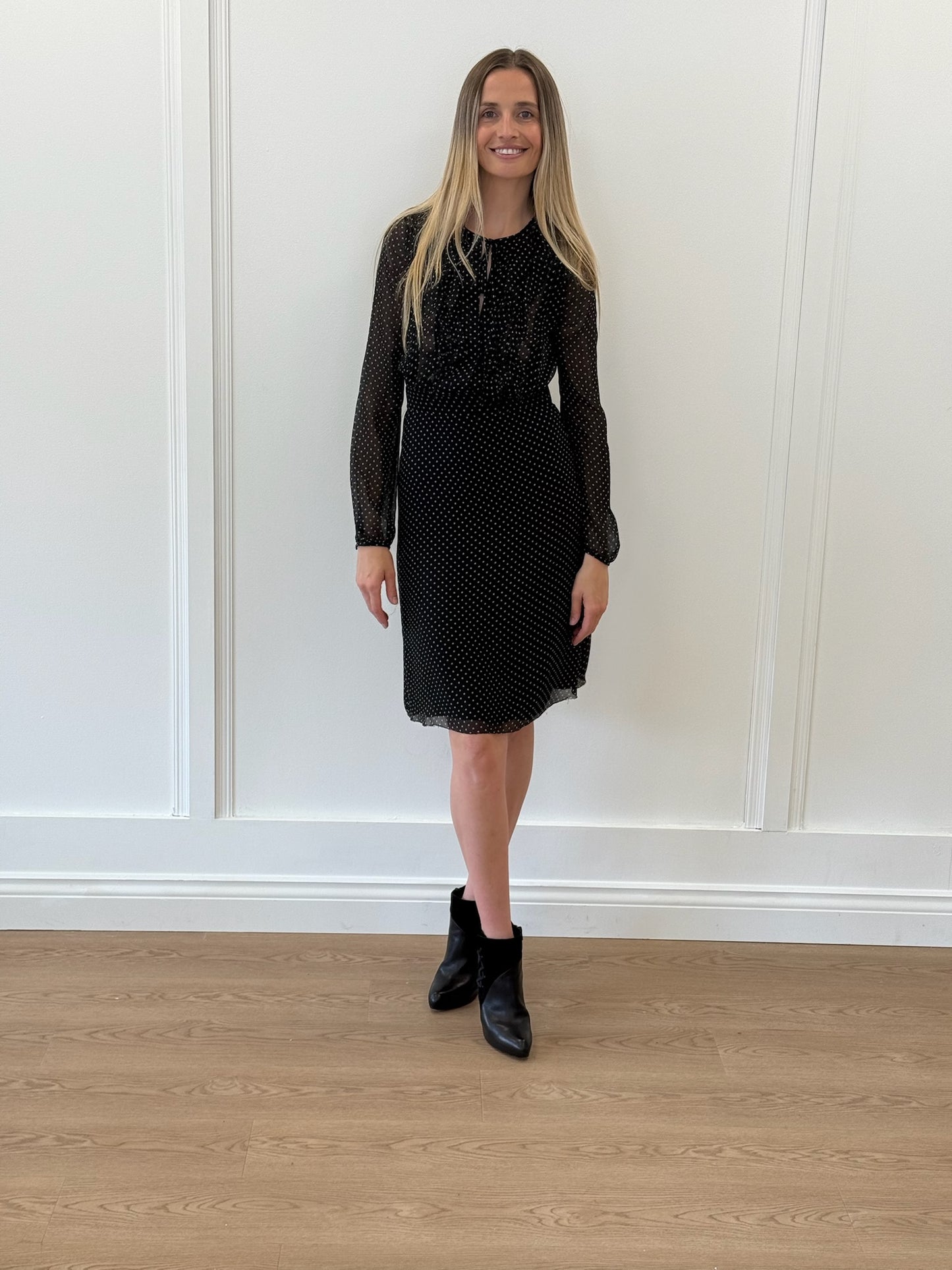 L'Agence Star Dress - Black (Size 2)