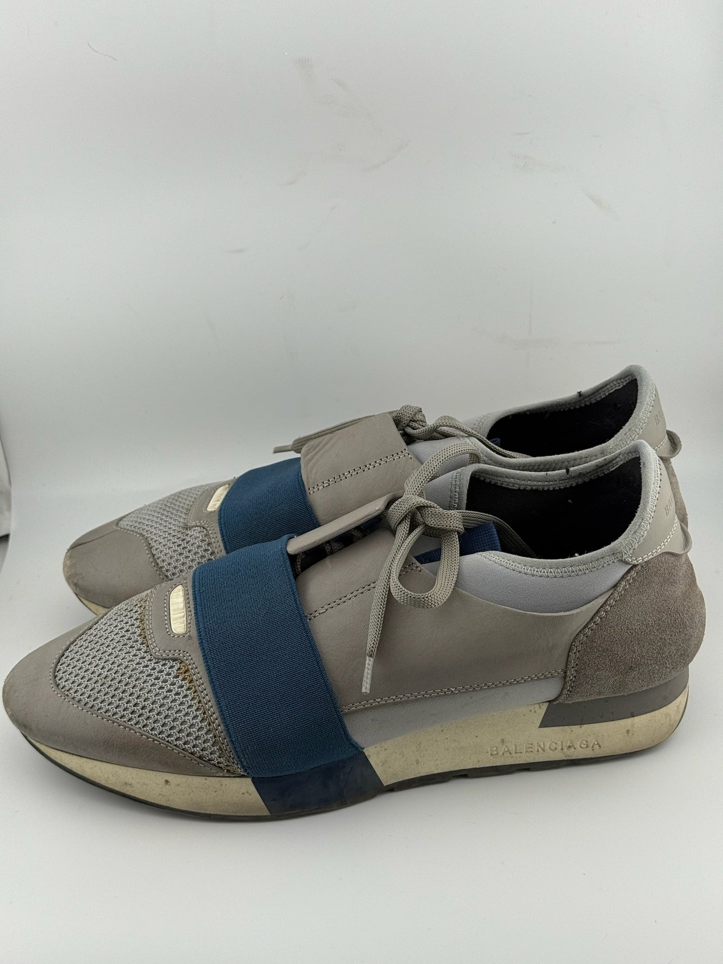 Balenciaga Trainers – Grey & Blue (EU 39)
