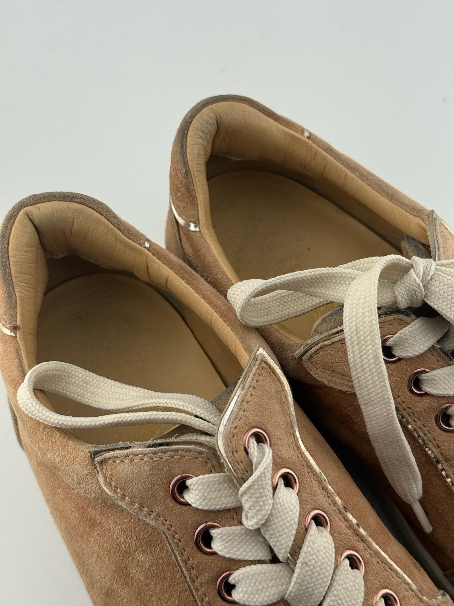 Christian Louboutin Studded Trainers – Nude (EU 39)