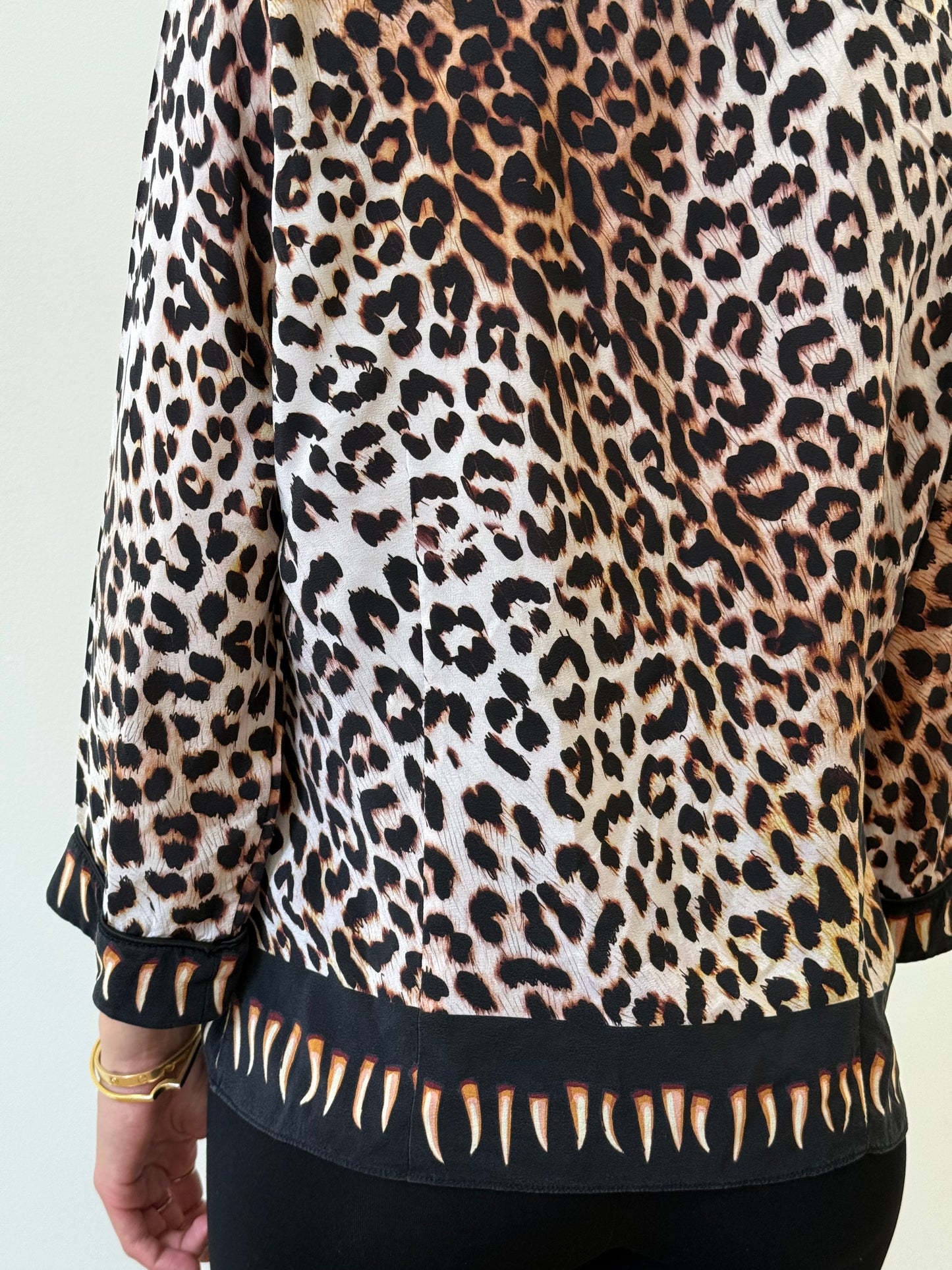 Rockins Blouse - Leopard (Size M)
