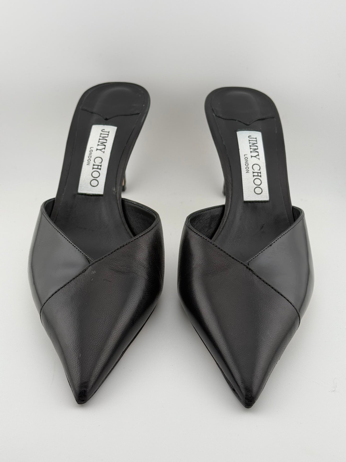 Jimmy Choo Pointed Mules - Black (EUR 39)