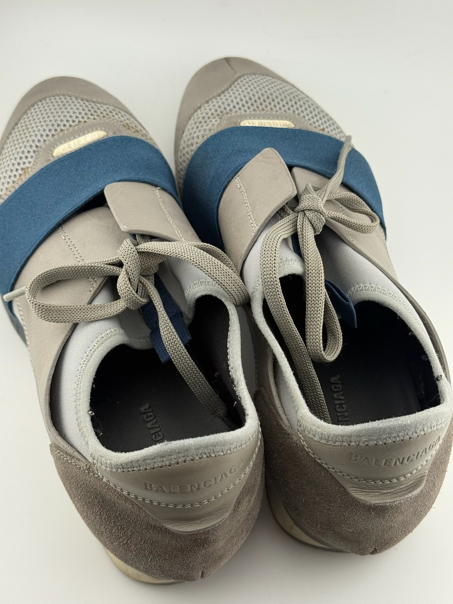Balenciaga Trainers – Grey & Blue (EU 39)