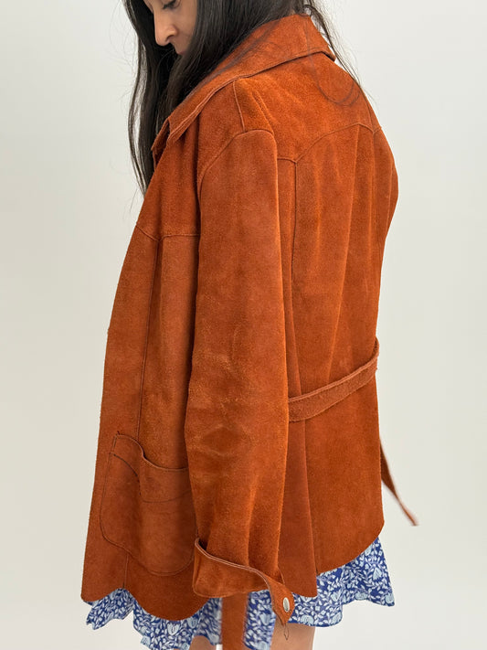 Northampton Leather Co Vintage Shaket with Belt
