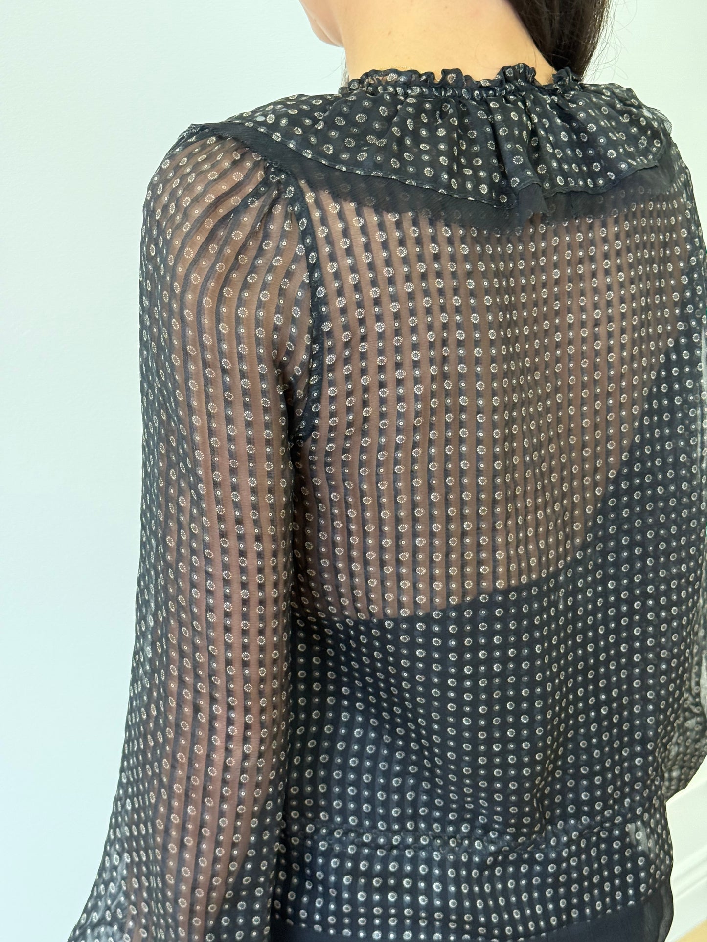 Chloé Blouse - Black (Size 36)