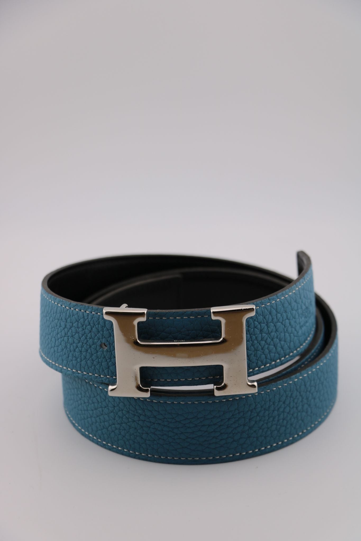 Hermes Reversible Belt with Signature Buckle (85)