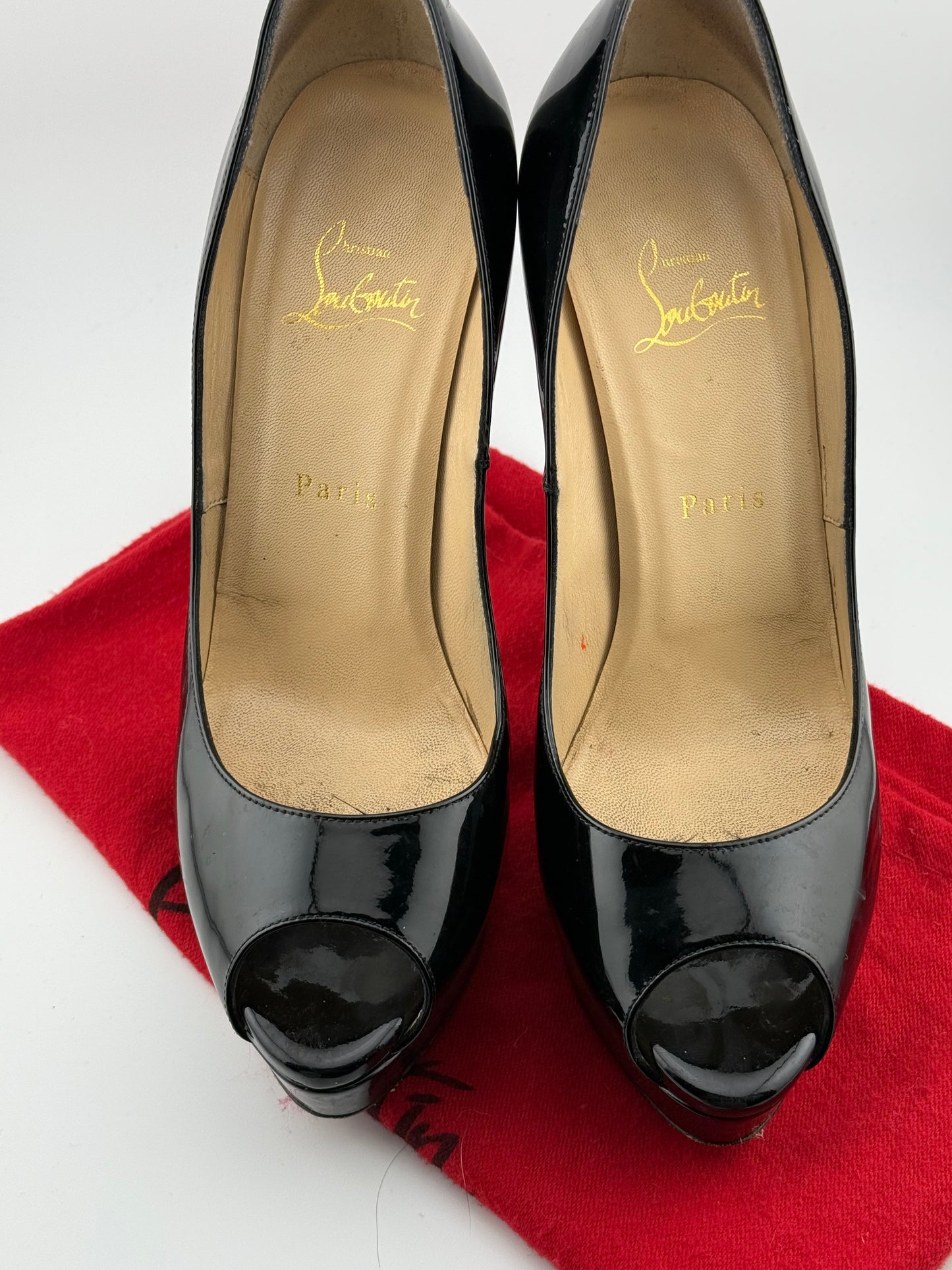 Christian Louboutin Very Privé Open Toe Stilettos (EUR 39.5)