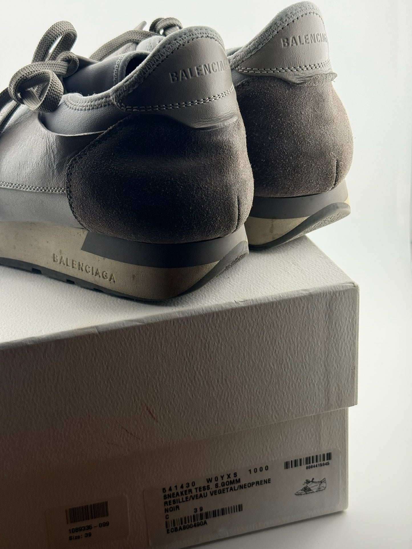 Balenciaga Trainers – Grey & Blue (EU 39)