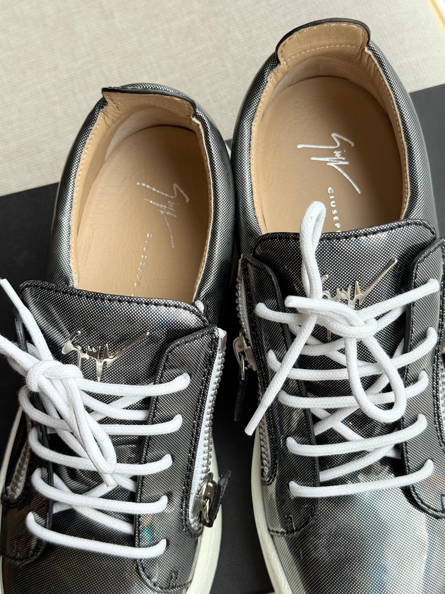 Giuseppe Zanotti “High May Shine” Sneakers – Size 6