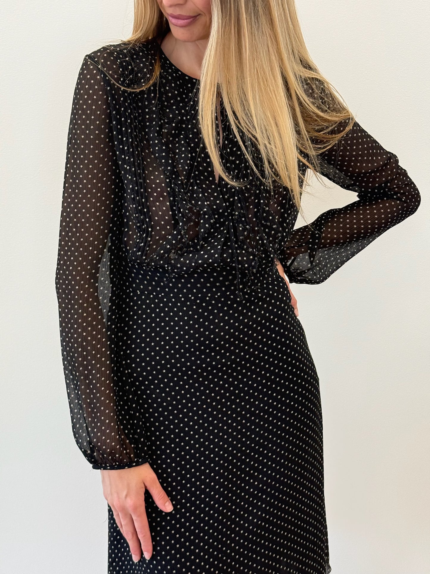 L'Agence Star Dress - Black (Size 2)