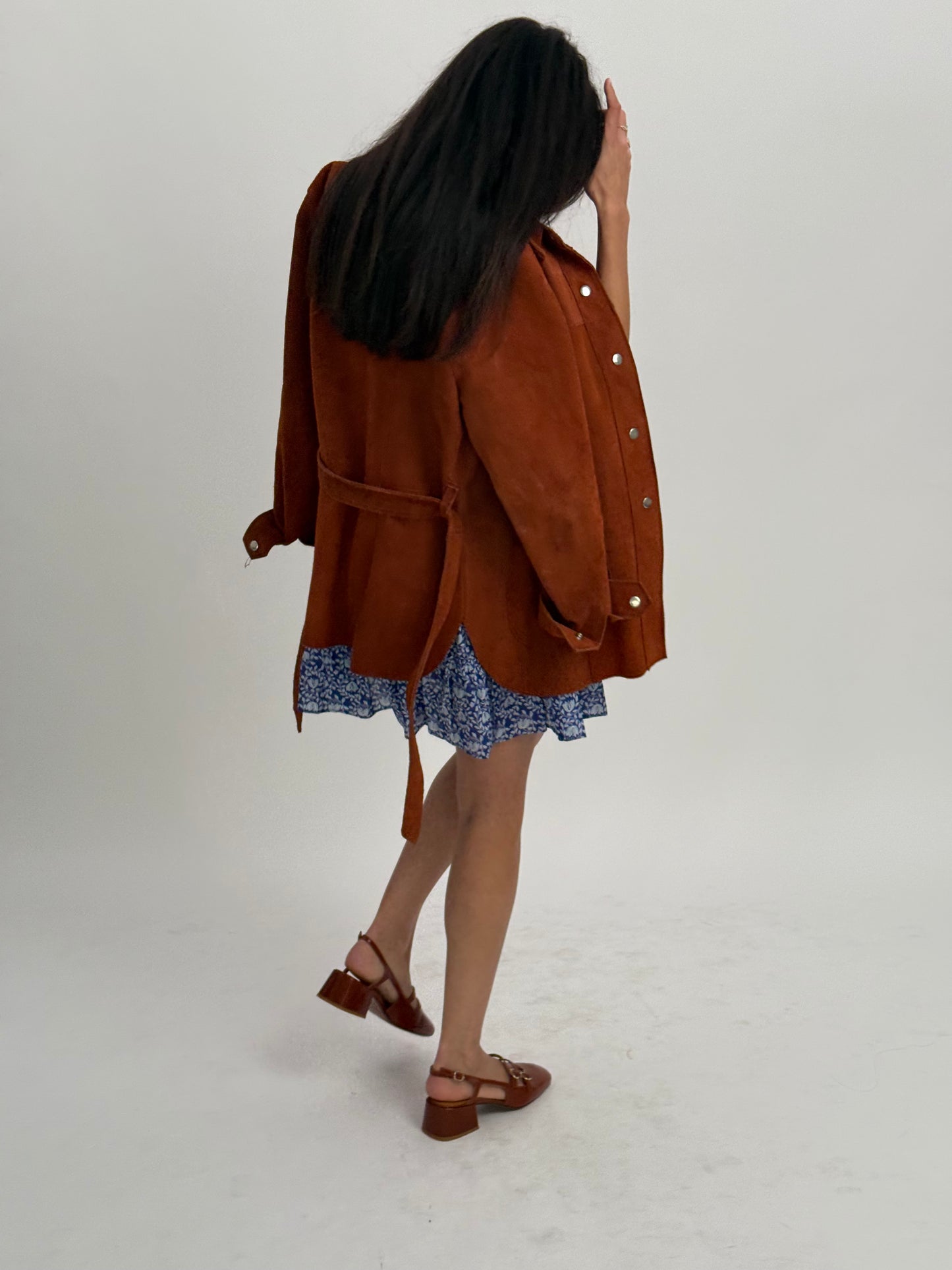 Northampton Leather Co Vintage Shaket with Belt