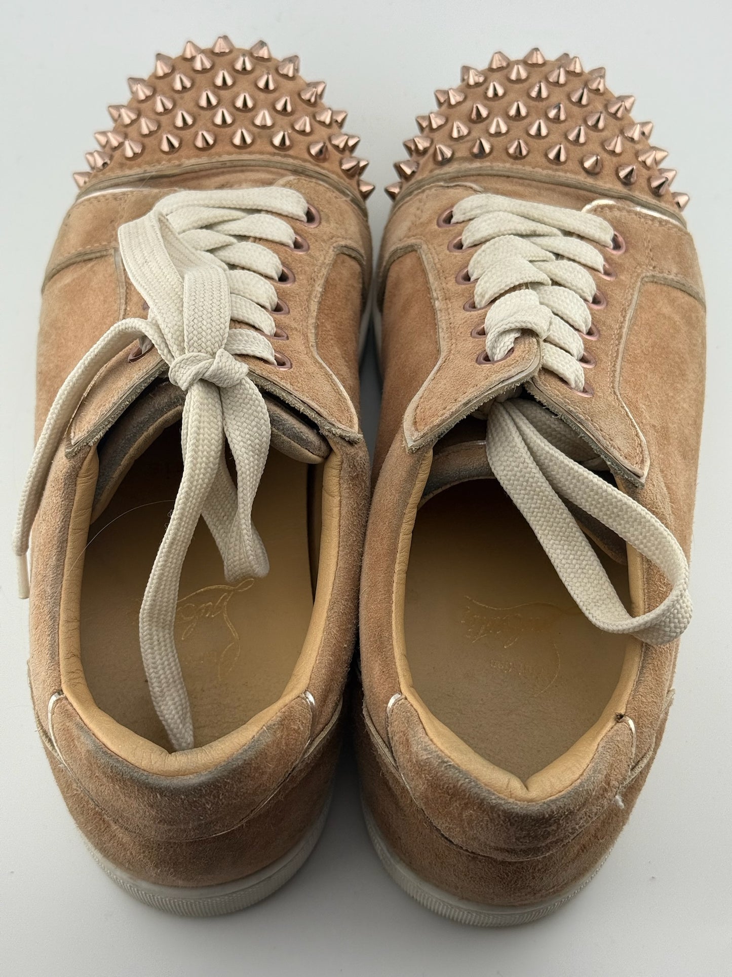 Christian Louboutin Studded Trainers – Nude (EU 39)