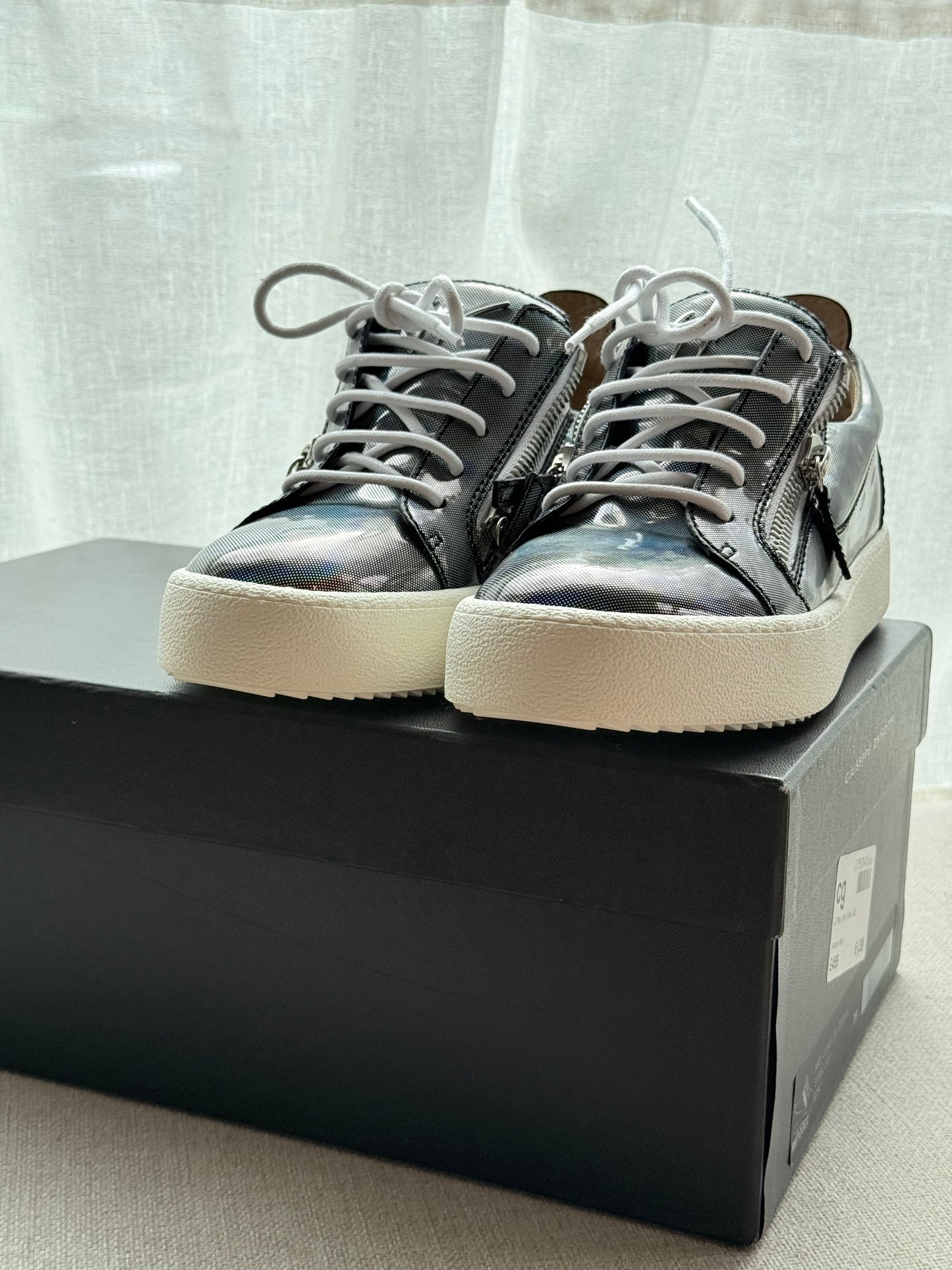 Giuseppe Zanotti “High May Shine” Sneakers – Size 6