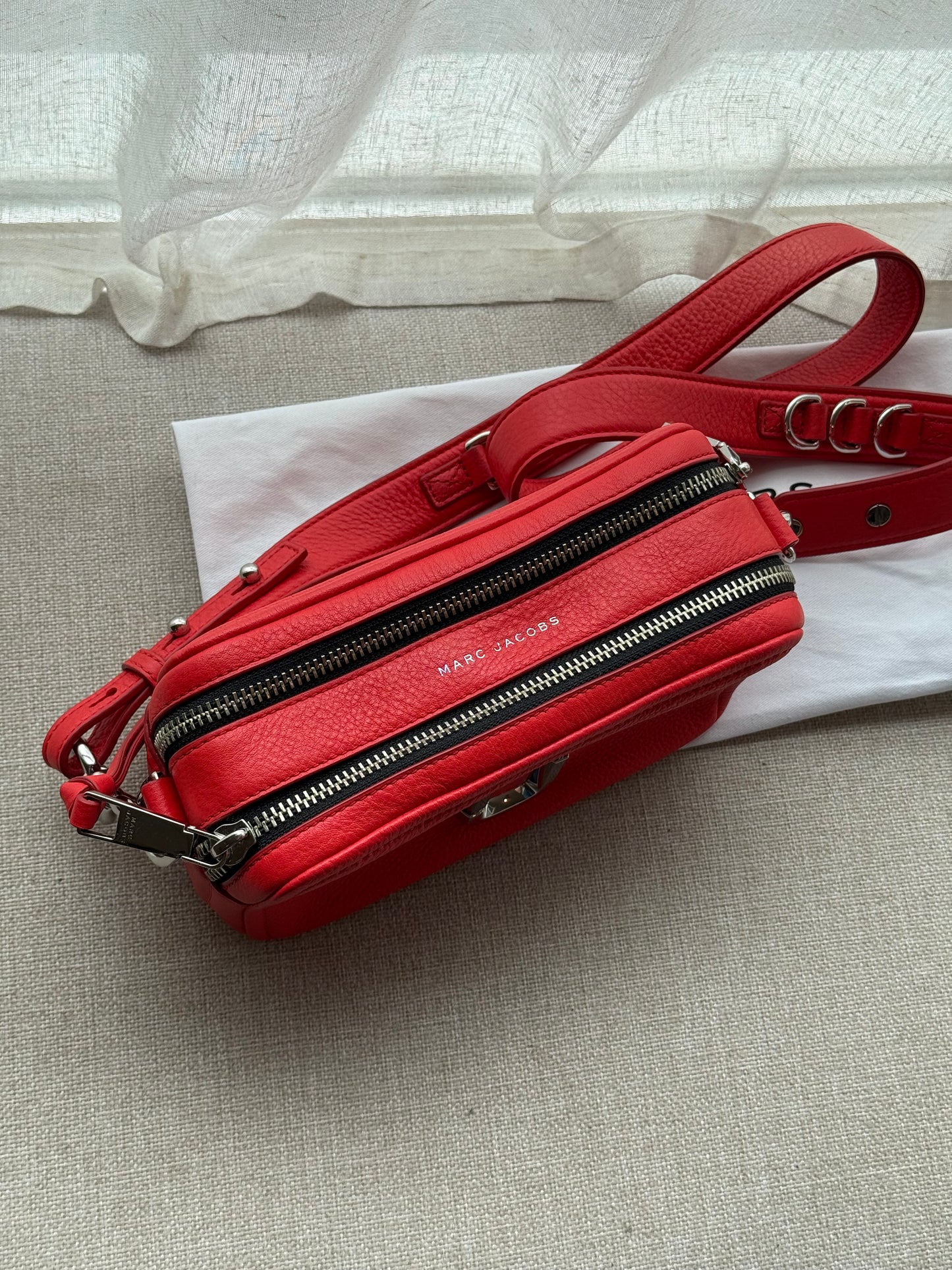 Marc Jacobs Handbag with Double Zip and Shoulder Strap