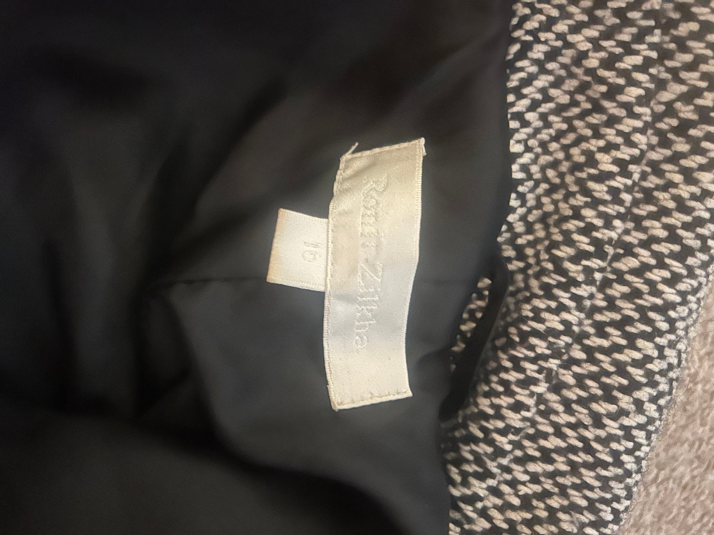 Roman Zilkha Grey Poncho-Style Jacket – Size 10