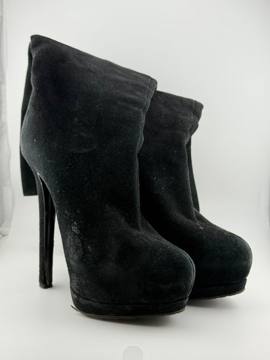 Giuseppe Zanotti Heeled Knee High Suede Boots (EUR 38)