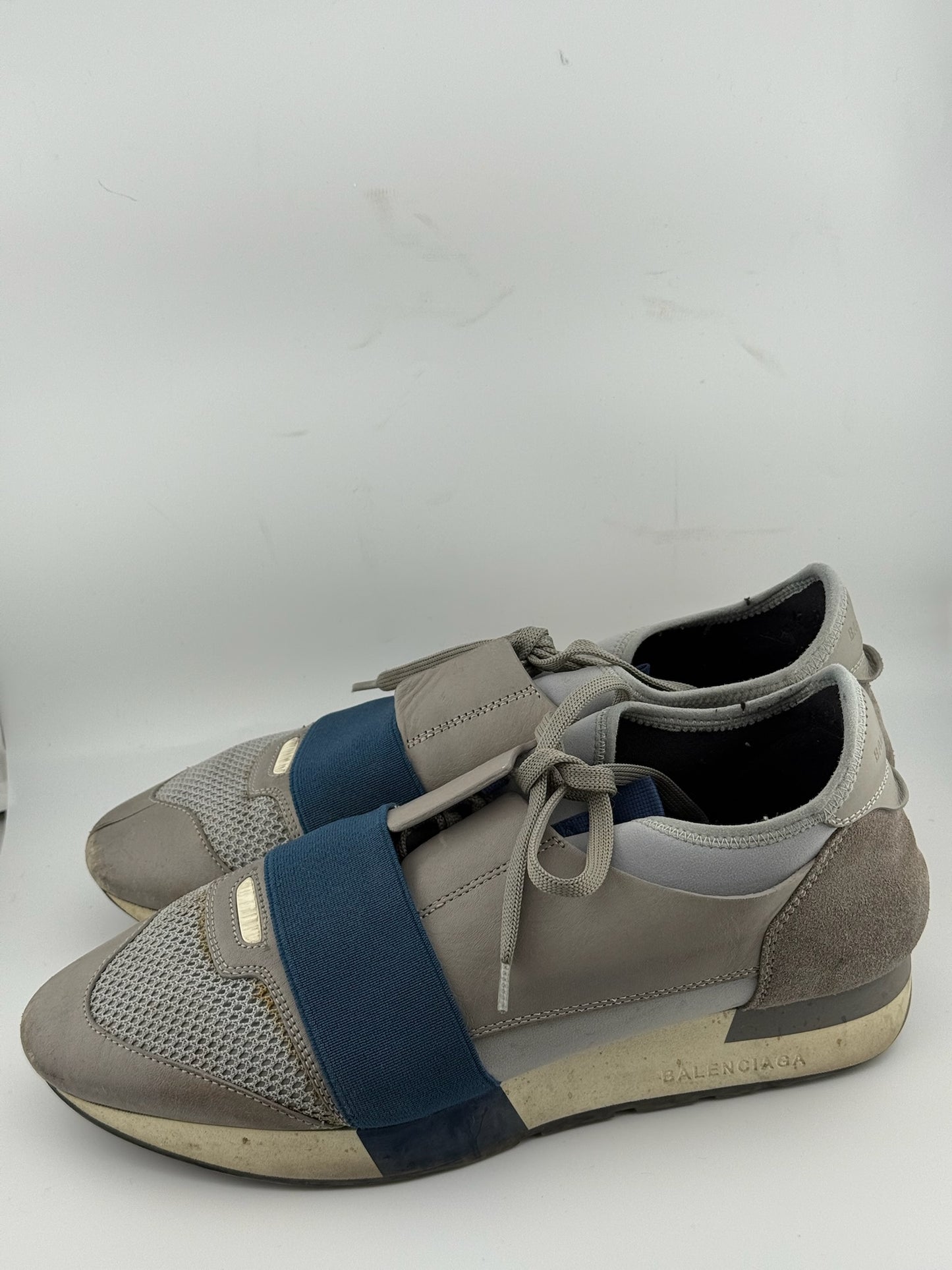 Balenciaga Trainers – Grey & Blue (EU 39)