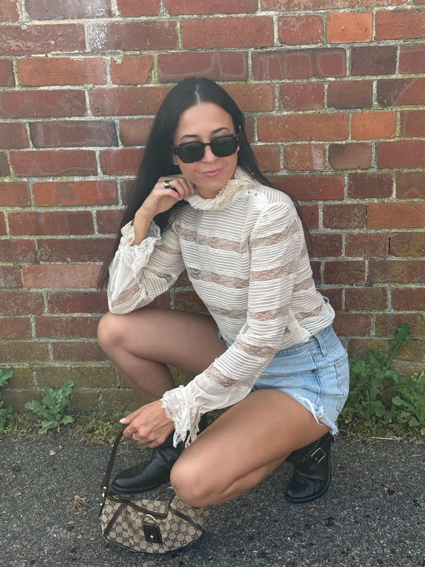 Isabel Marant Lace Blouse - Cream (Size 34)