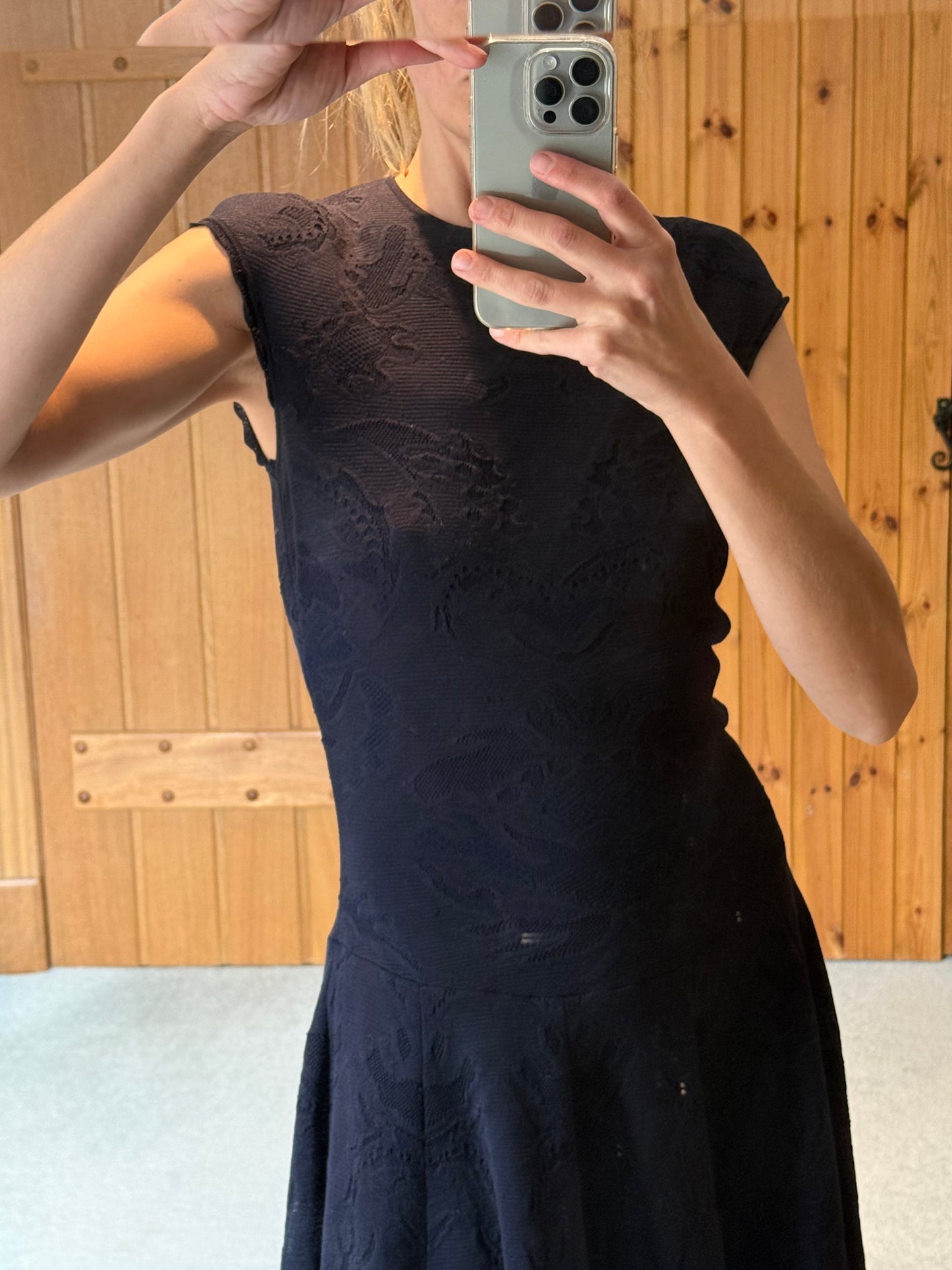 Alexander McQueen Wool Dress – Size S (Sample)