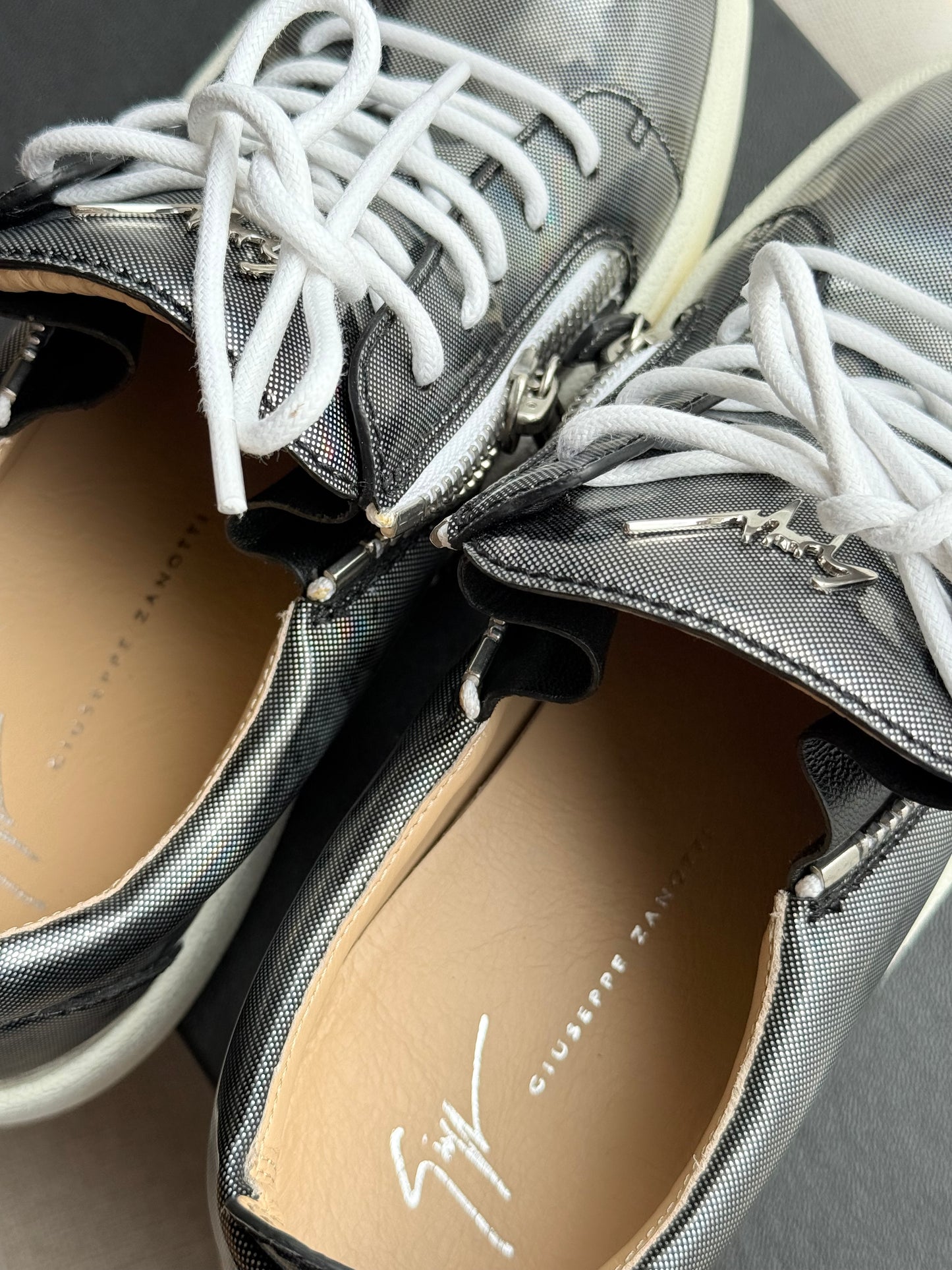 Giuseppe Zanotti “High May Shine” Sneakers – Size 6