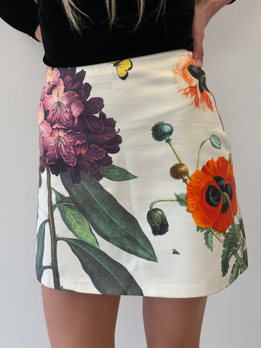 Stella McCartney Minie Skirt - Floral (Size 36)