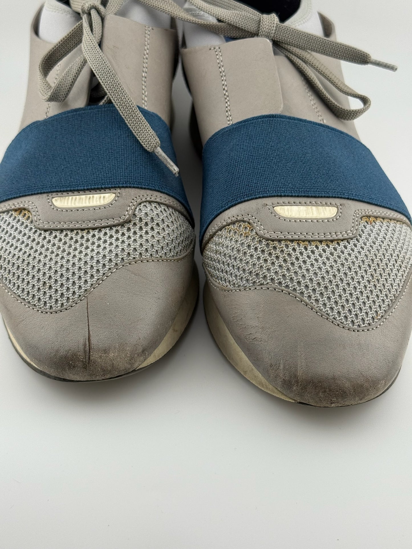 Balenciaga Trainers – Grey & Blue (EU 39)
