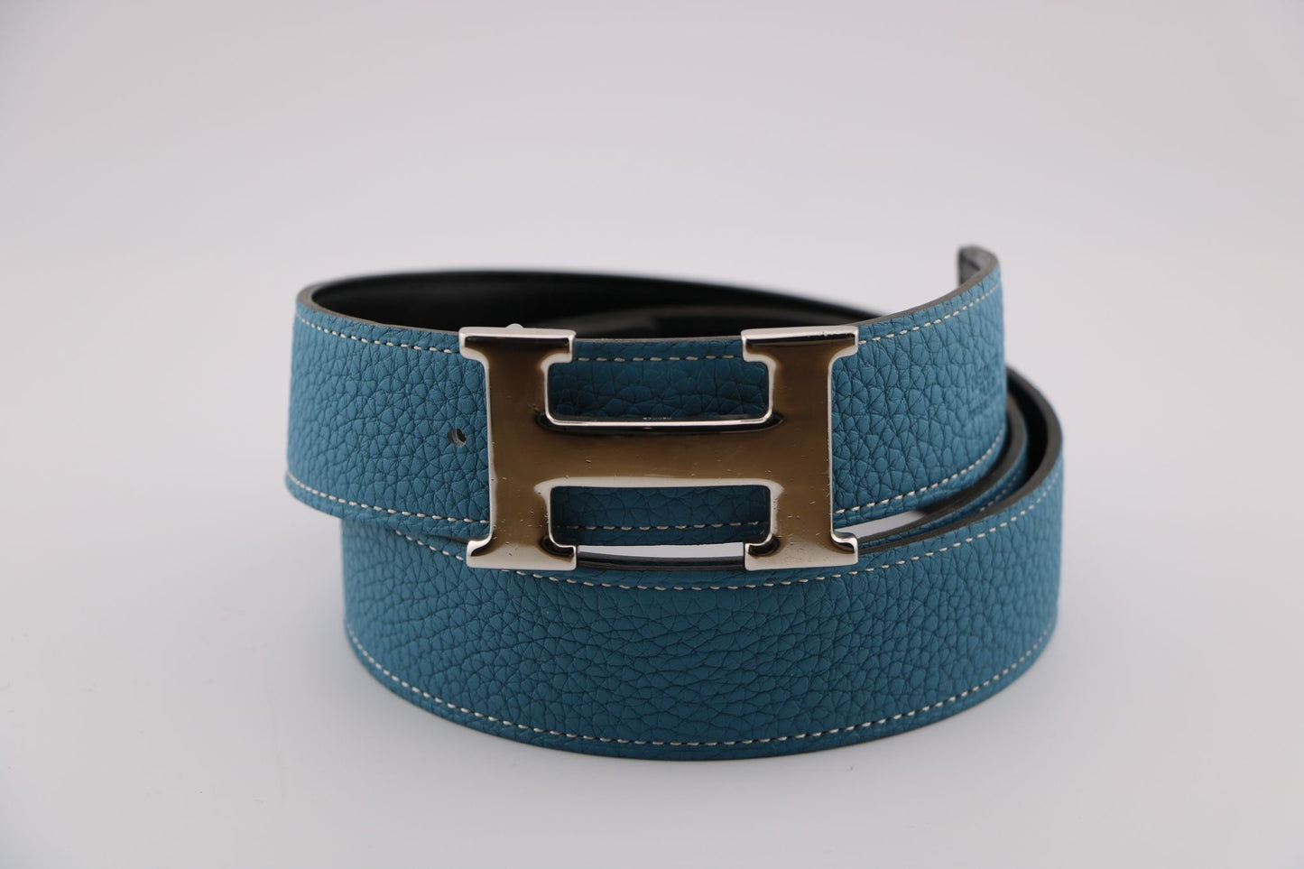 Hermes Reversible Belt with Signature Buckle (85)