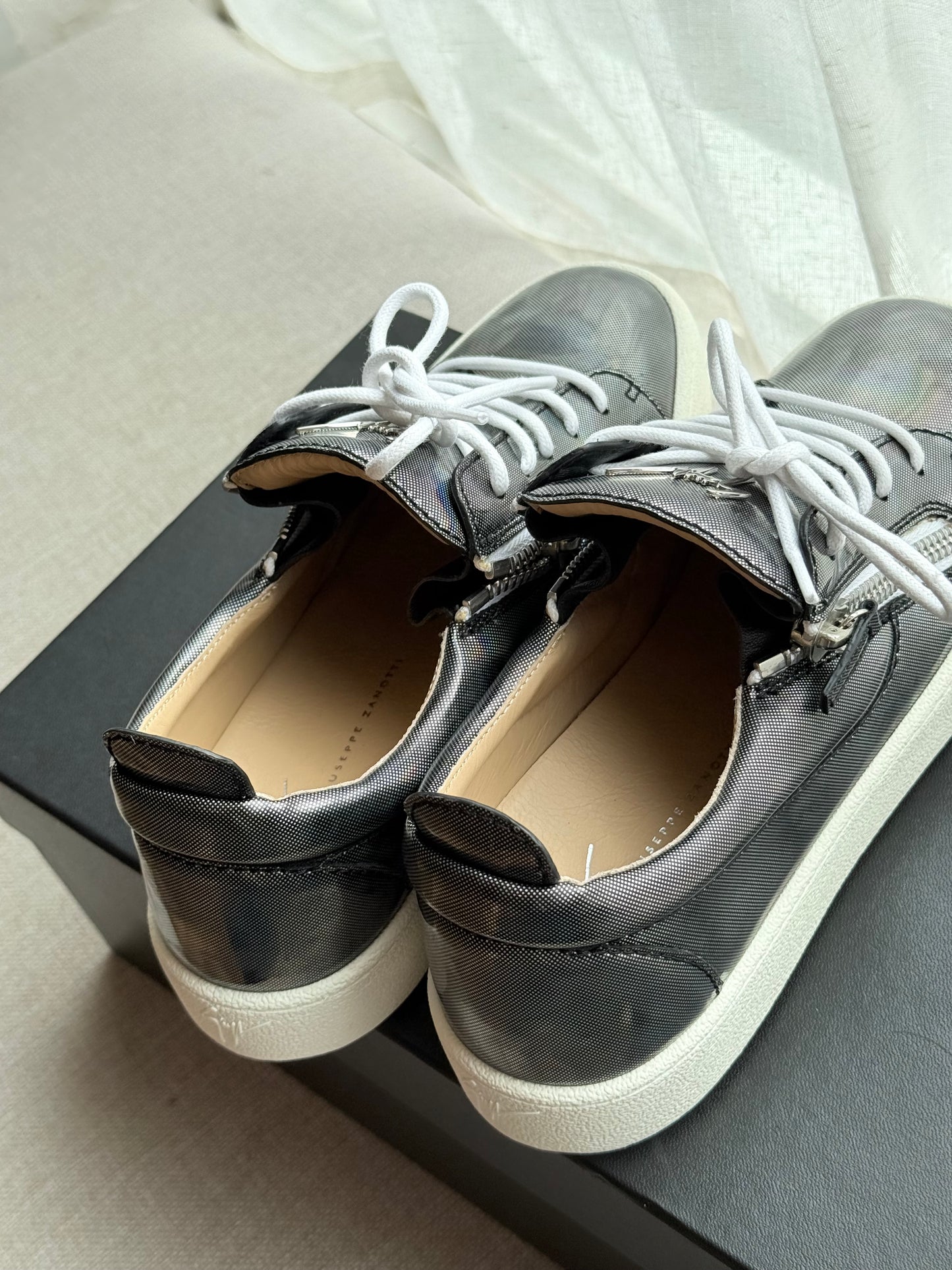 Giuseppe Zanotti “High May Shine” Sneakers – Size 6