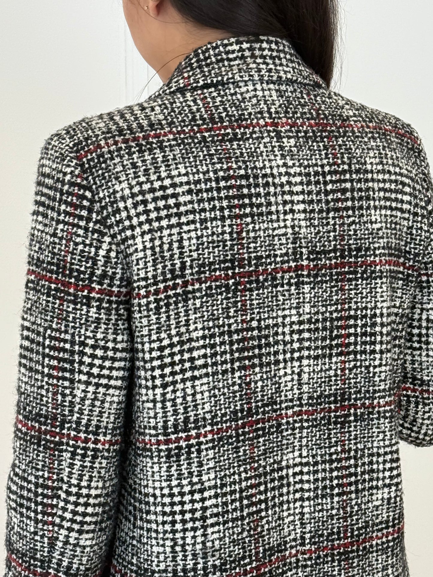 Isabel Marant Checked Blazer - Black/White Checked (Size 36)