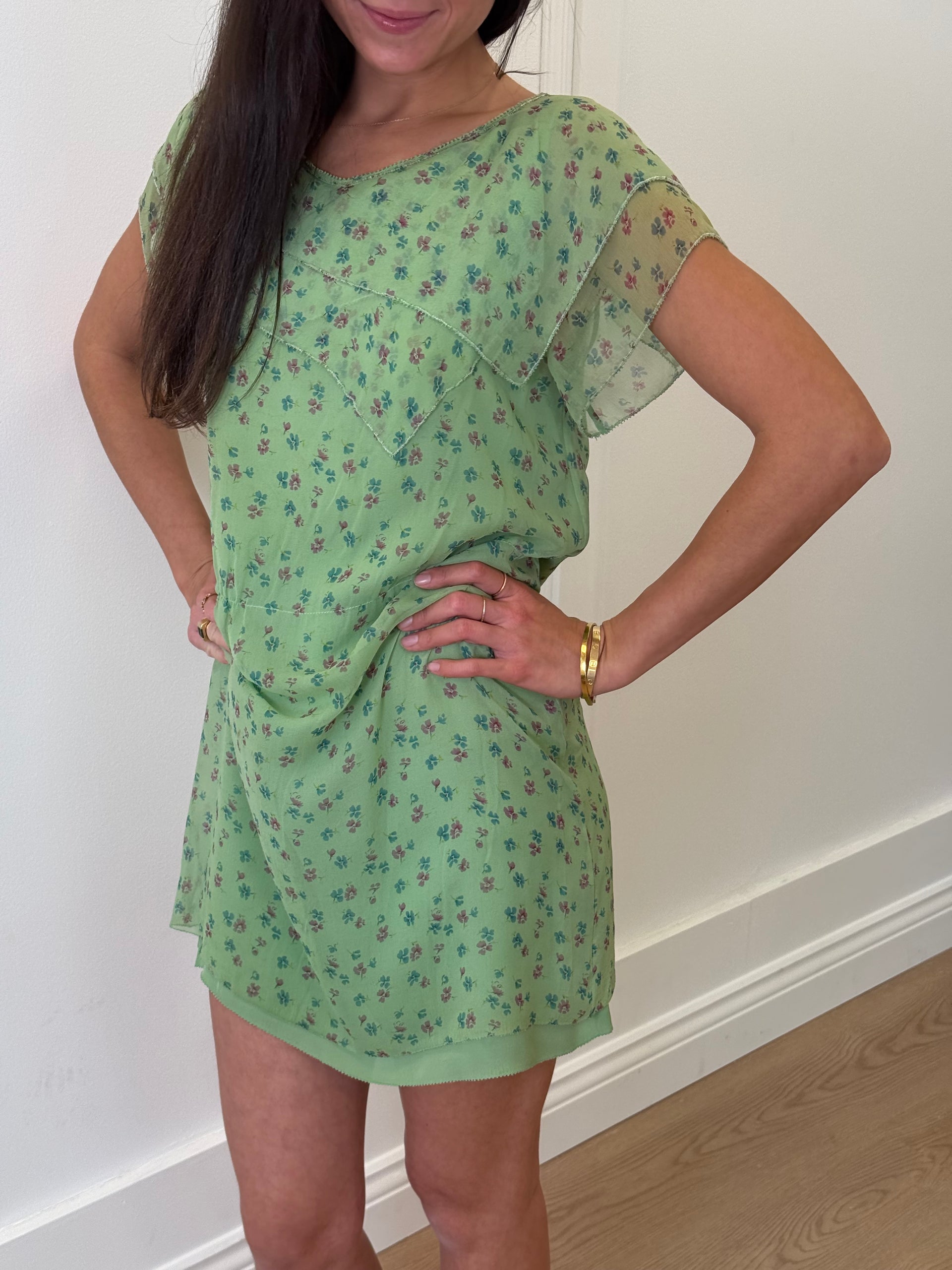 3.1 Phillip Lim Trim Floral Dress