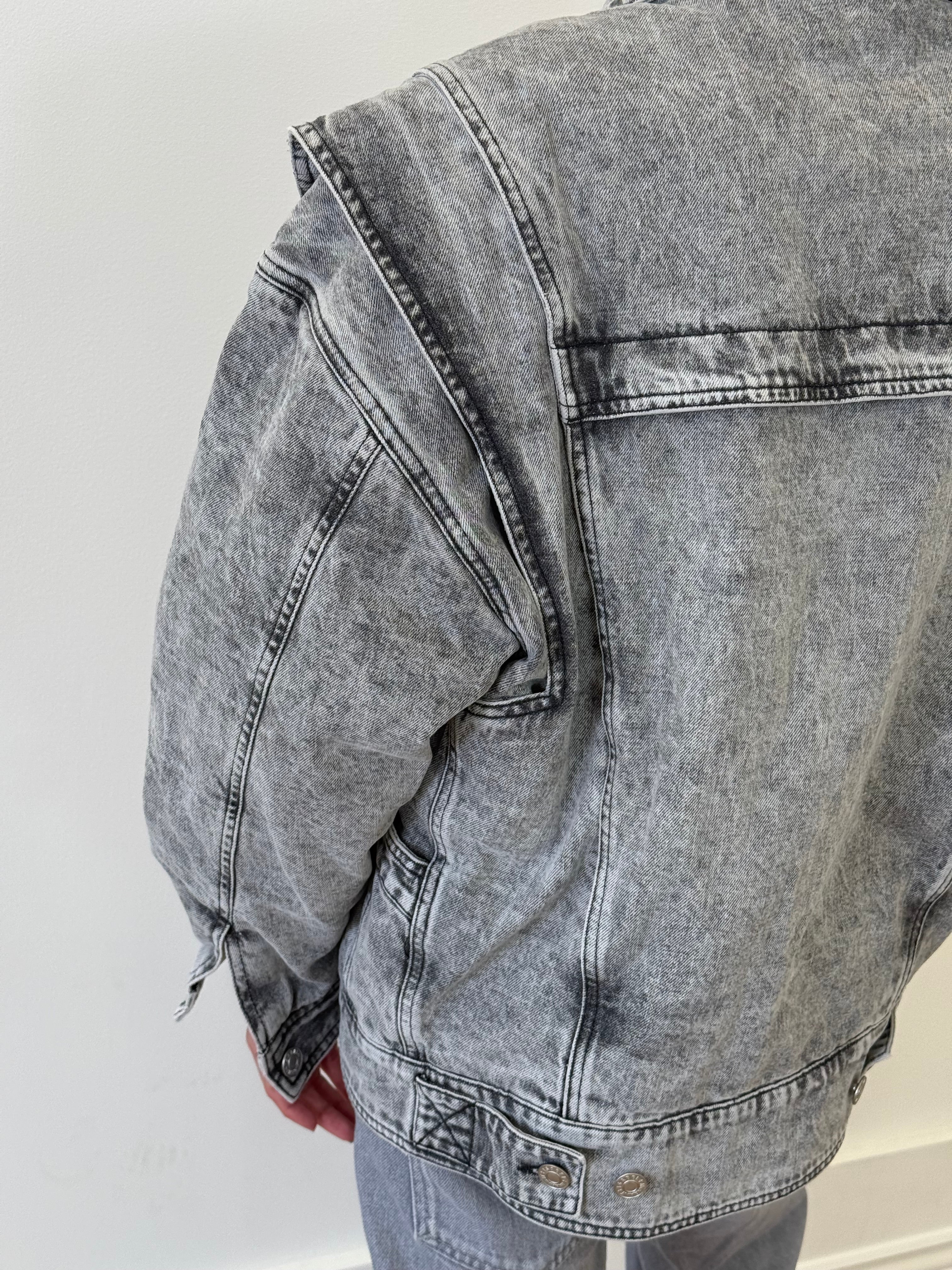 Isabel Marant Étoile Veronica Denim Jacket - Grey (Size 38