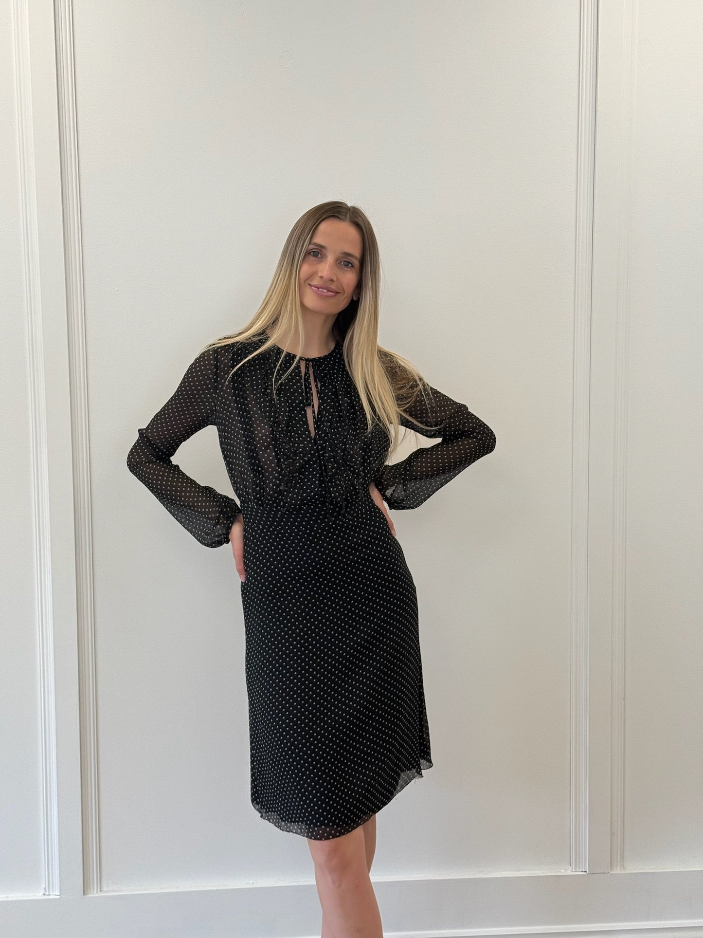 L'Agence Star Dress - Black (Size 2)
