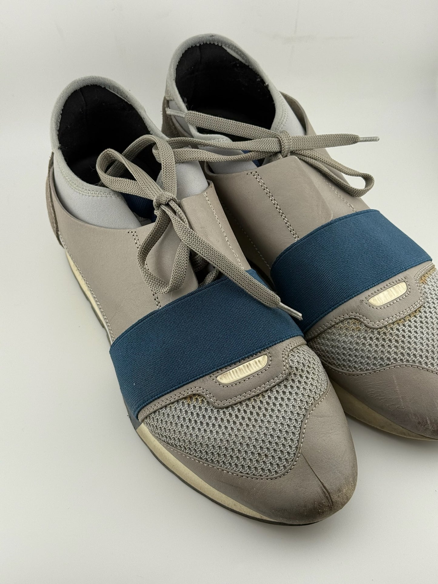 Balenciaga Trainers – Grey & Blue (EU 39)