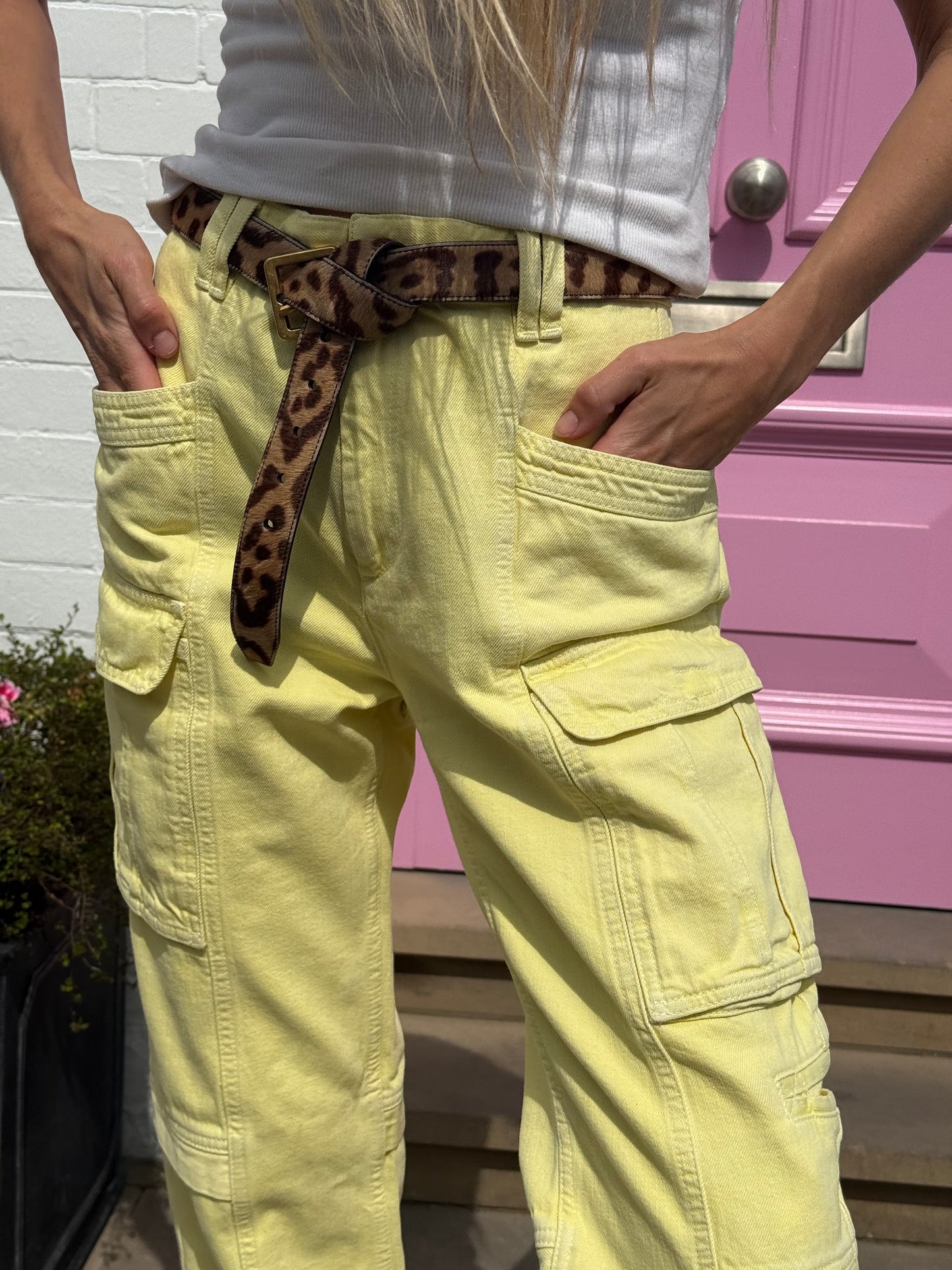 Isabel Marrant Yellow Combat Trousers