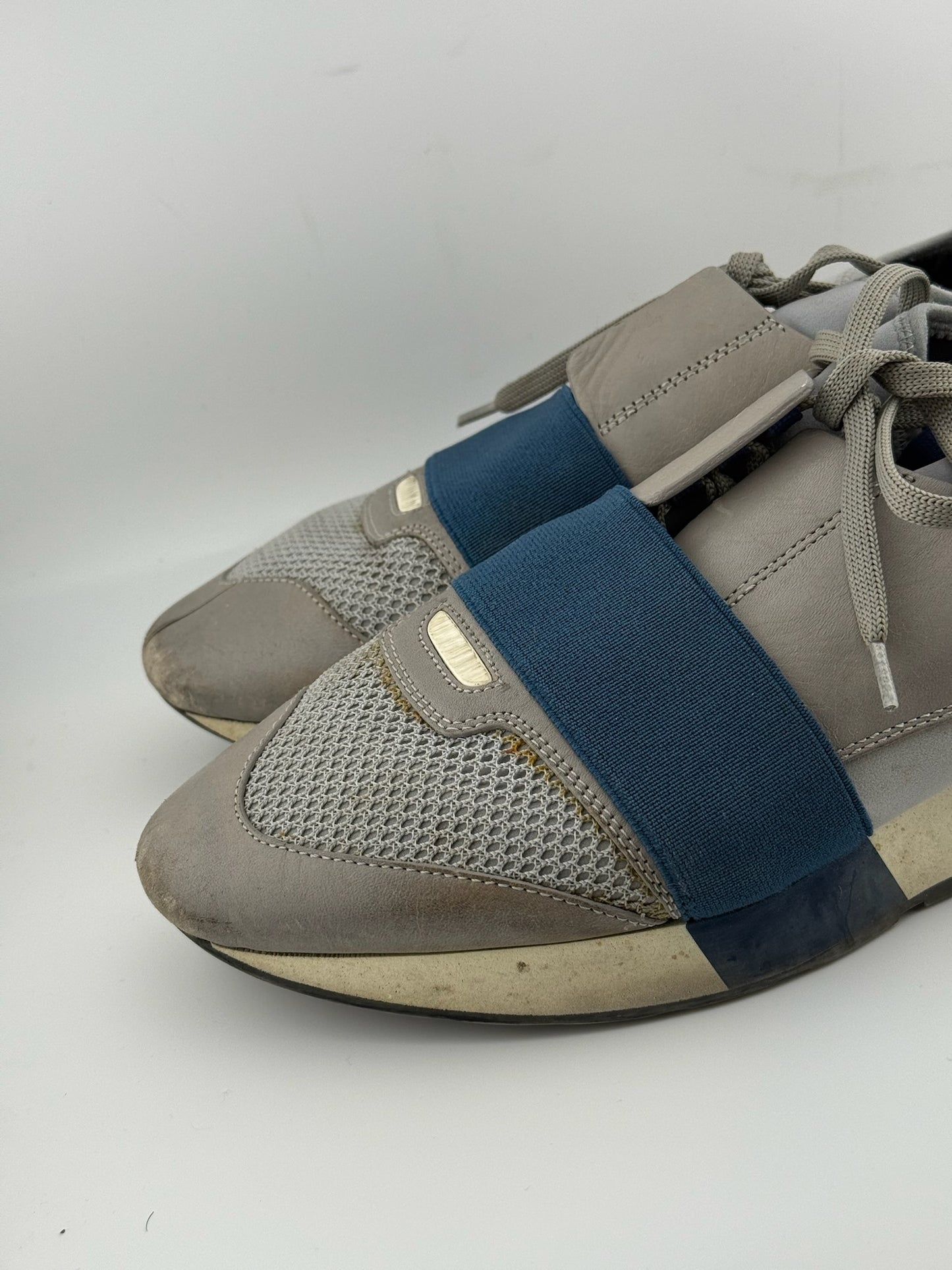 Balenciaga Trainers – Grey & Blue (EU 39)