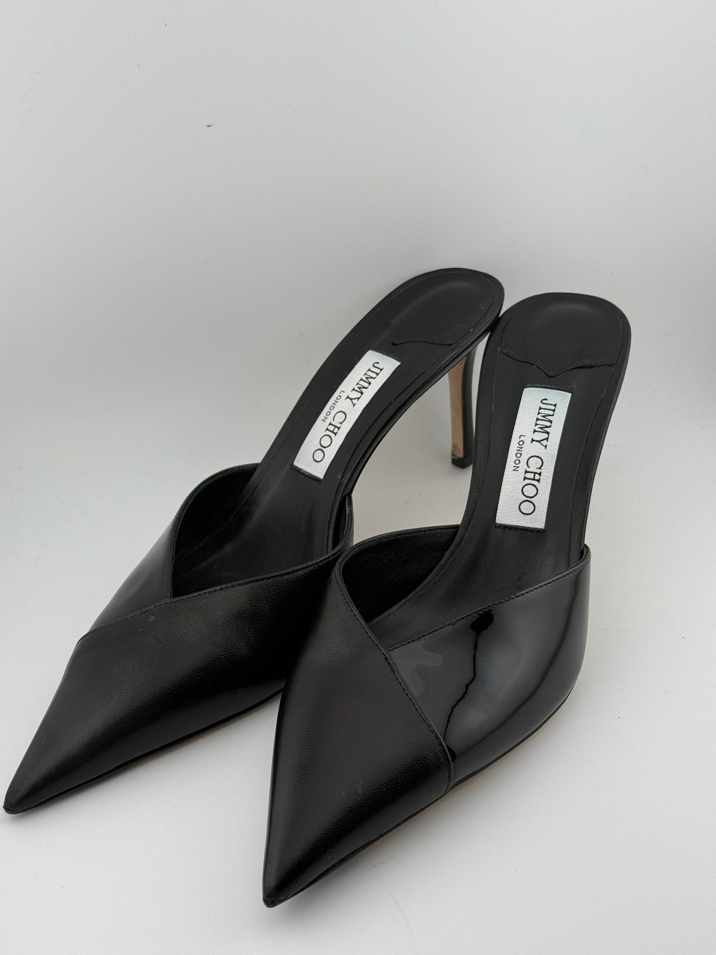 Jimmy Choo Pointed Mules - Black (EUR 39)