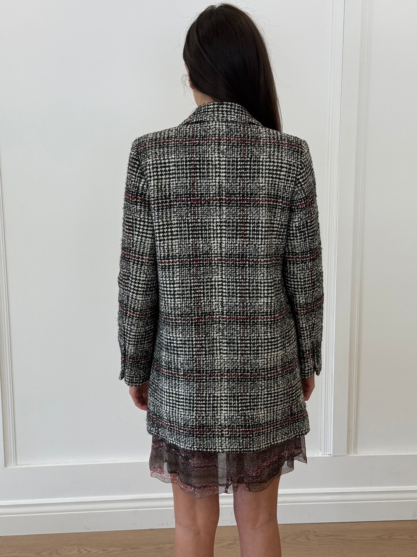 Isabel Marant Checked Blazer - Black/White Checked (Size 36)