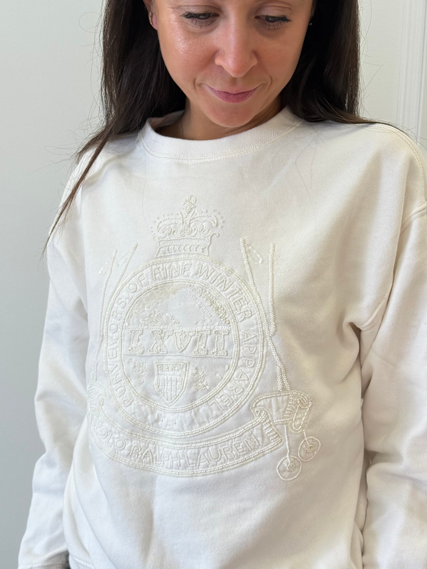 Polo Ralph Lauren Jumper - Cream (Size XS)