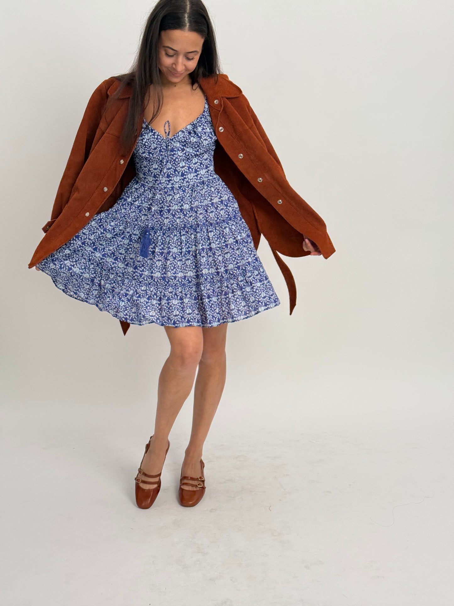 Northampton Leather Co Vintage Shaket with Belt