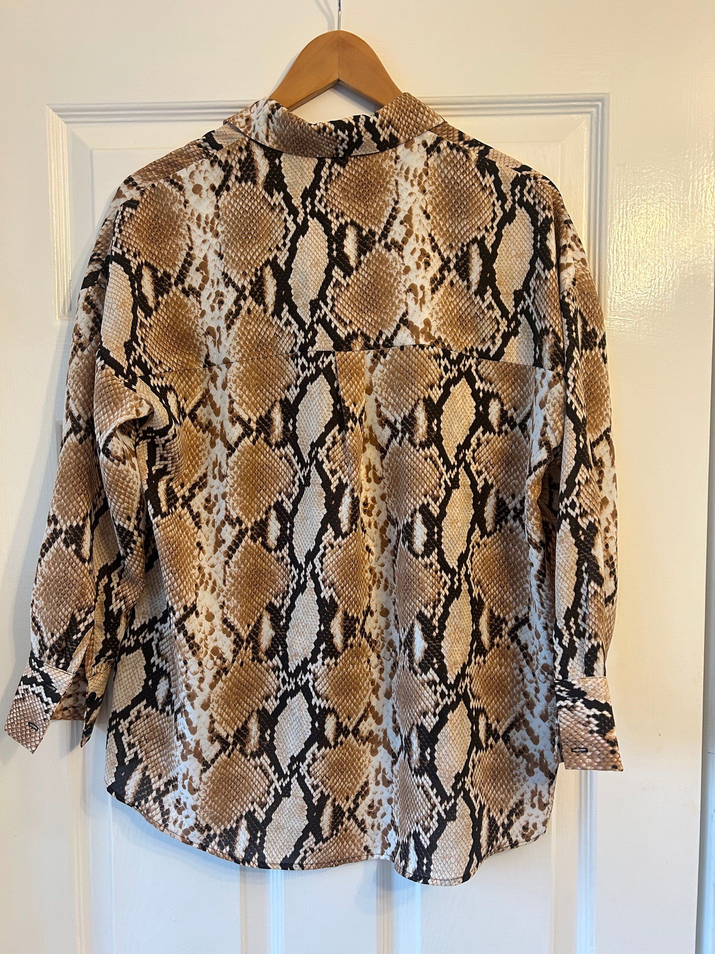 M&S Collection Snake Print Shirt – Size 6