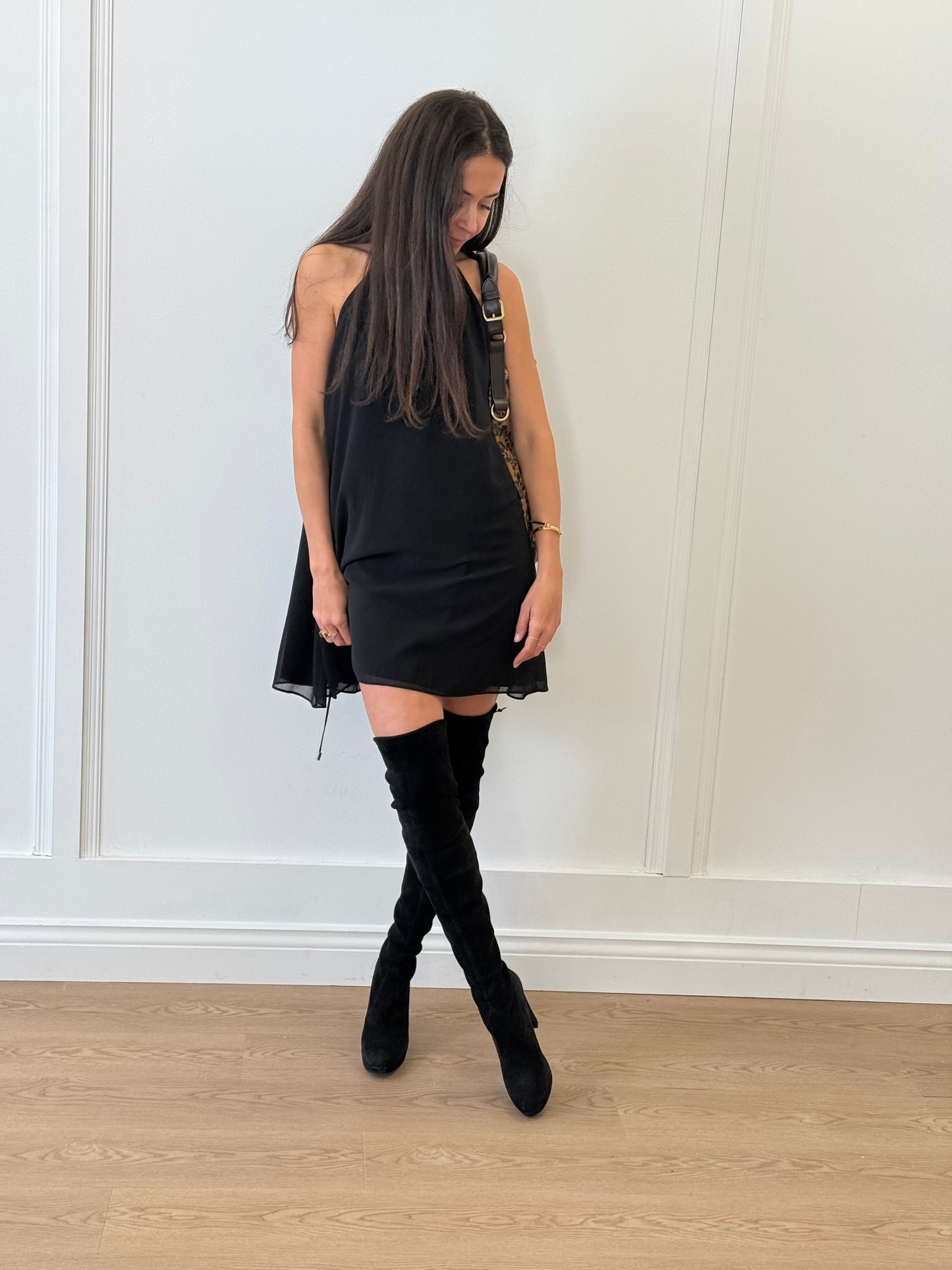 Stuart Weitzman Thigh High Heeled Boots - Black (EUR 38)