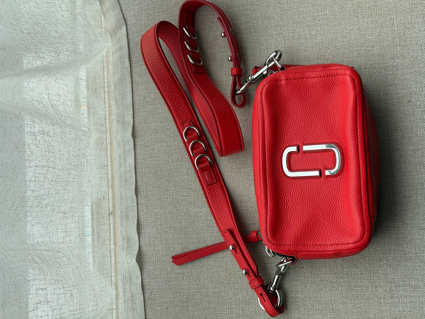 Marc Jacobs Handbag with Double Zip and Shoulder Strap
